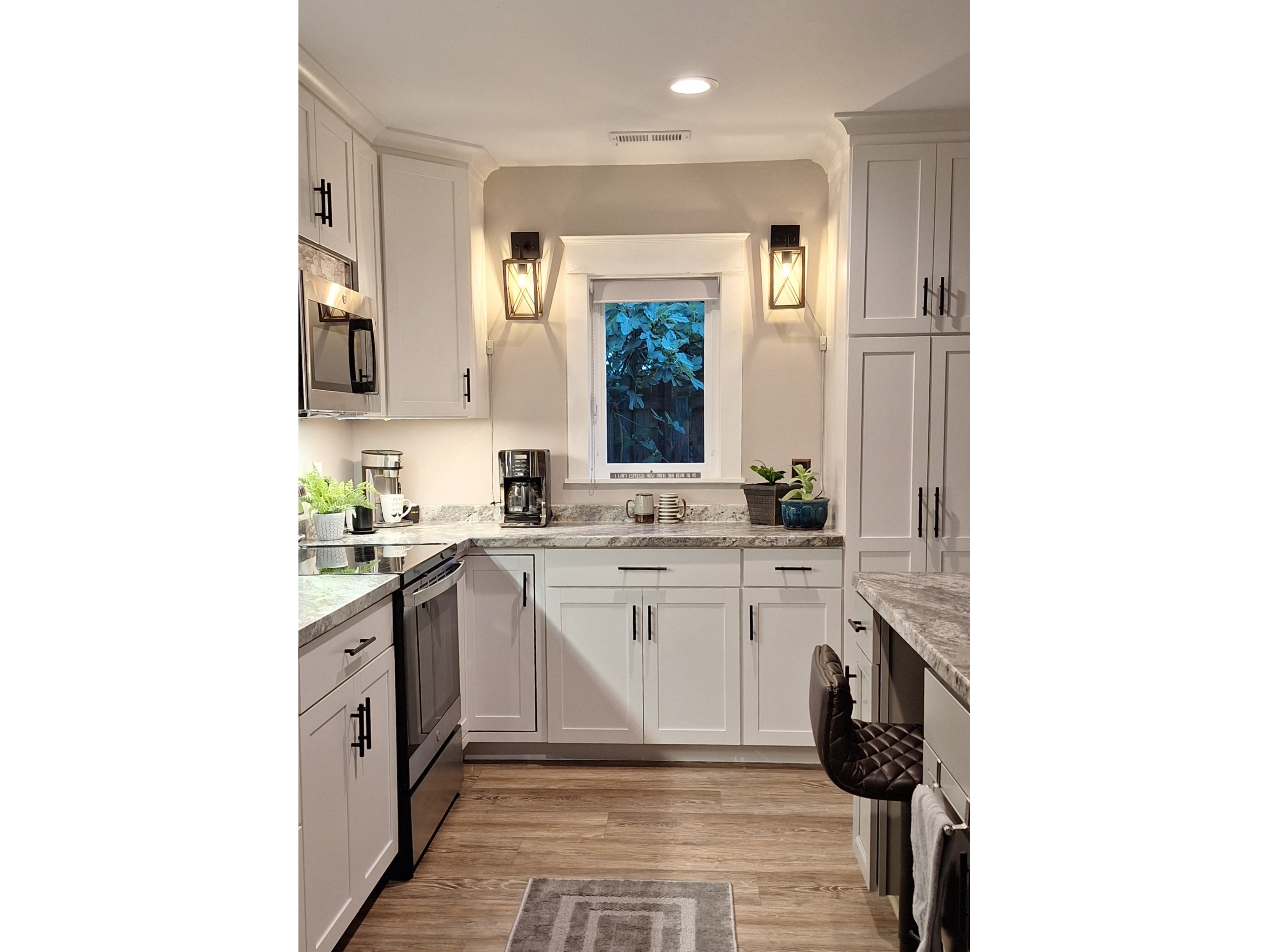 Kitchen Remodel - Crown, Cabinets, Window, Counters.jpg